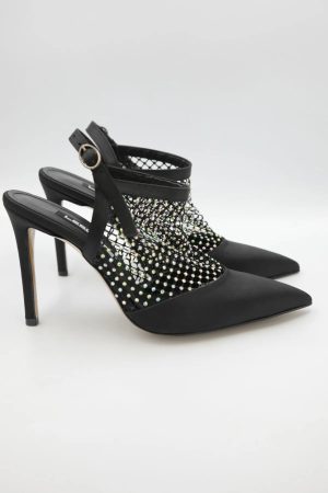 کفش پاشنه دار زنانه سنگی lescarpe