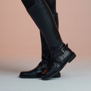 بوت زنانه ساق بلند مشکی ویانا